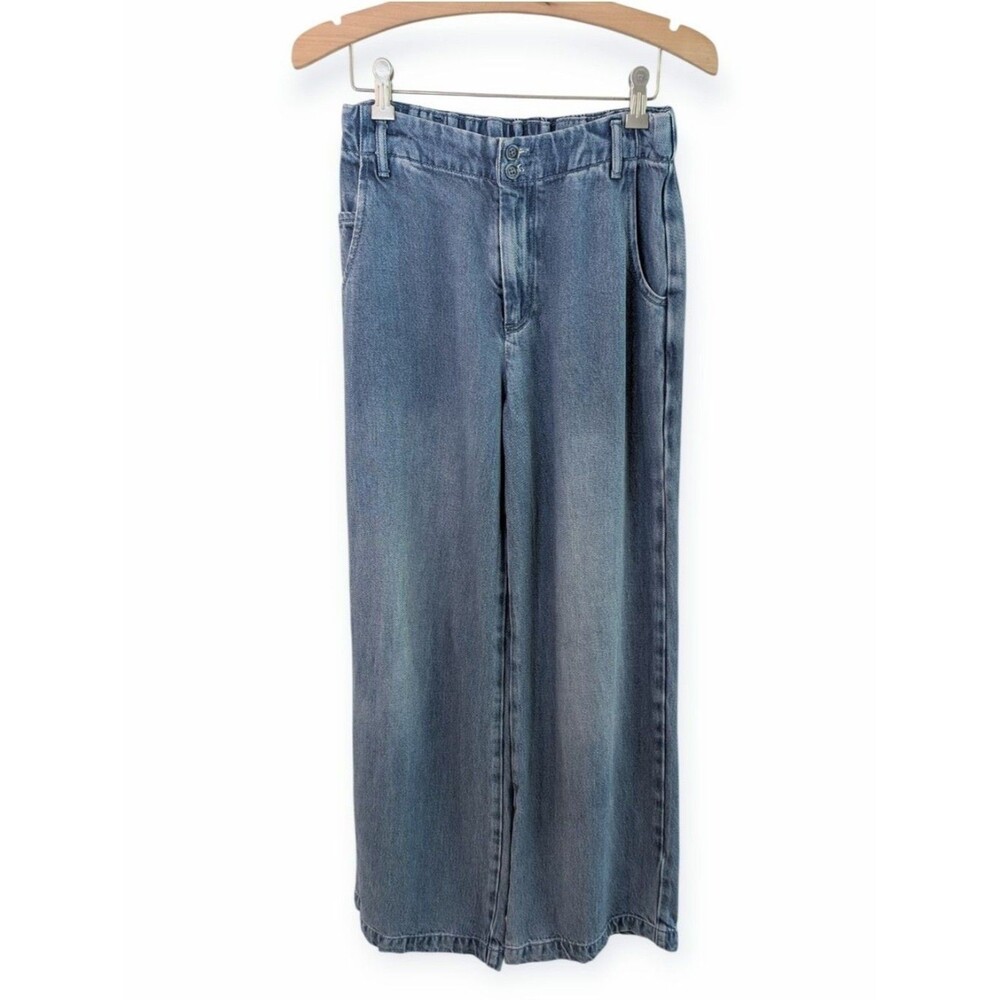 Young Fabulous & Broke Womens Wide Leg Jeans High Rise Small